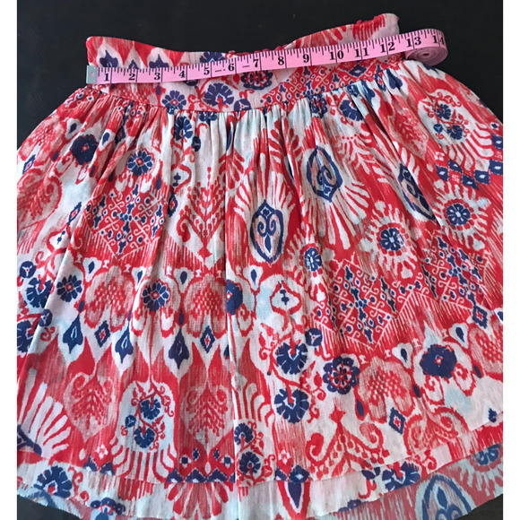 Anthropologie Weston Wear Asymmetrical Tiered Mesh Skirt - Size Small - Picture 6 of 9